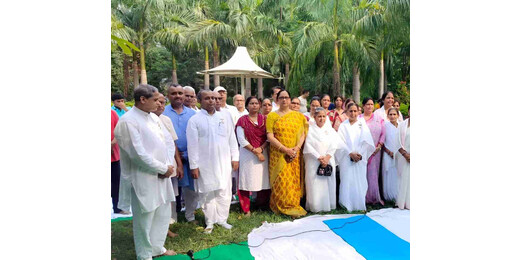 योग से स्वस्थ जीवन का संकल्प, एलएस कॉलेज में उत्साह के साथ मना अंतर्राष्ट्रीय योग दिवस
